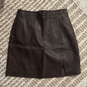 Abercrombie & Fitch Dark Brown Pencil Skirt
